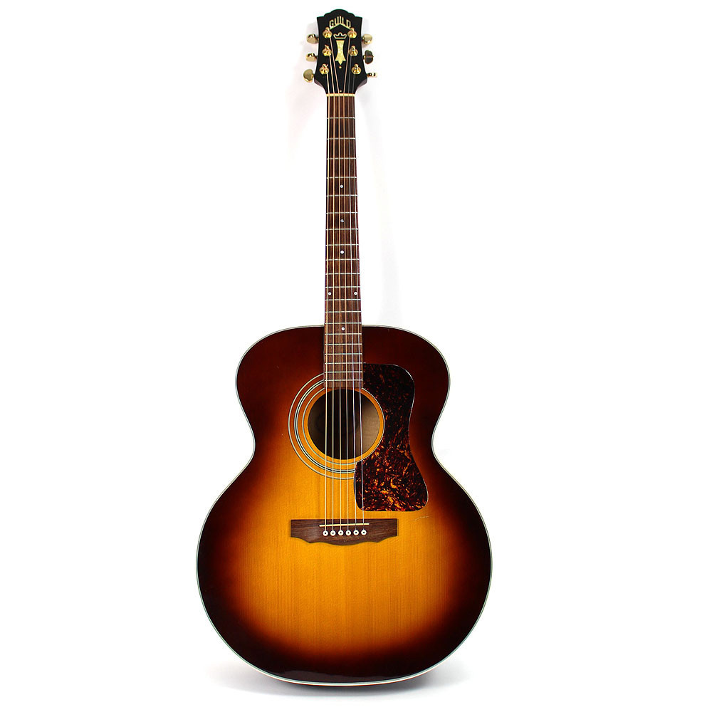 1996 Guild JF30-AB Jumbo Acoustic Guitar Sunburst Finish | Cream 