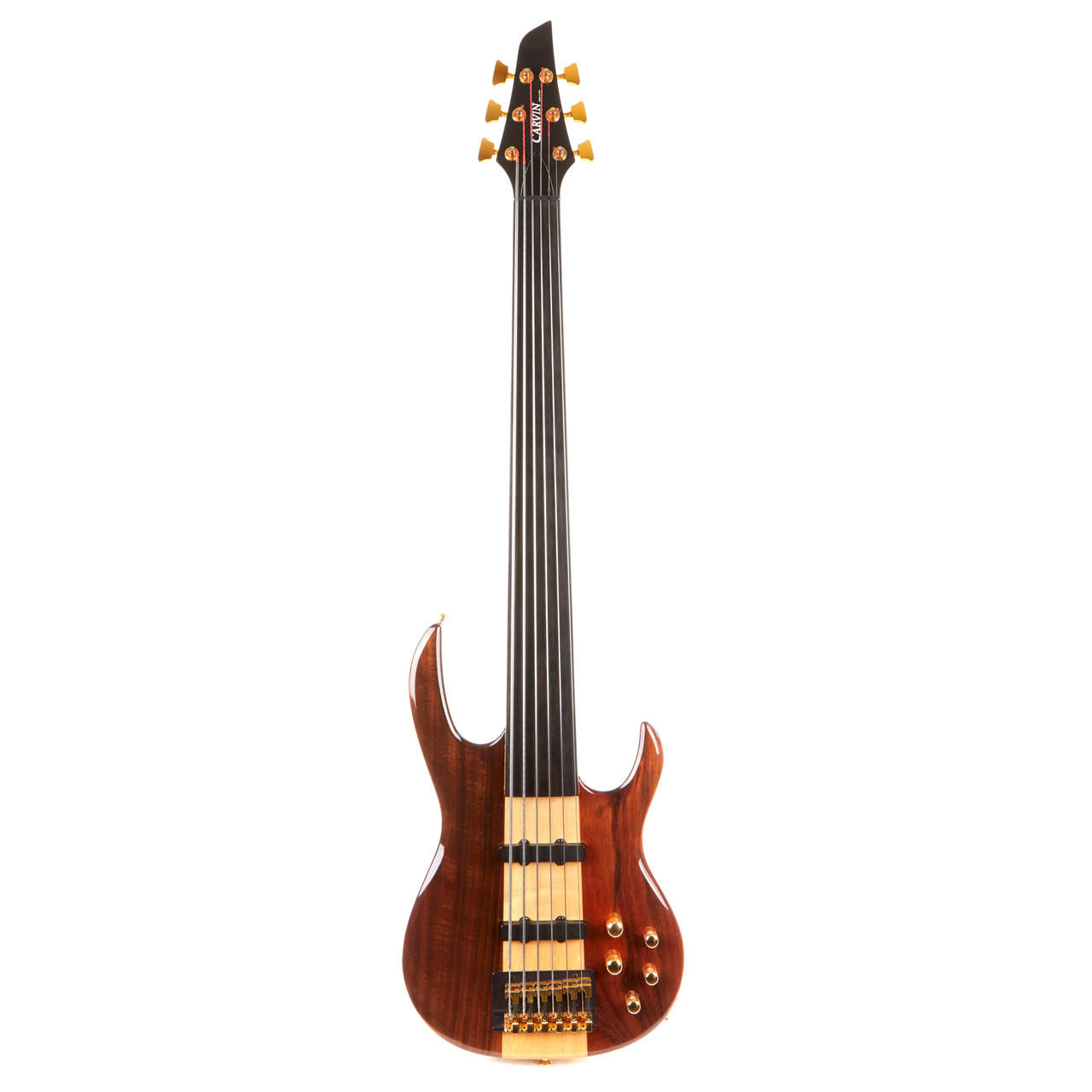 Used USA Carvin LB-76F 6-String Fretless Bass