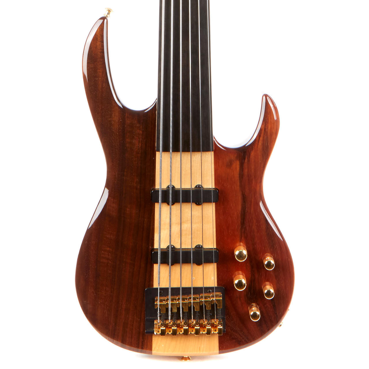 Used USA Carvin LB-76F 6-String Fretless Bass | Cream City Music