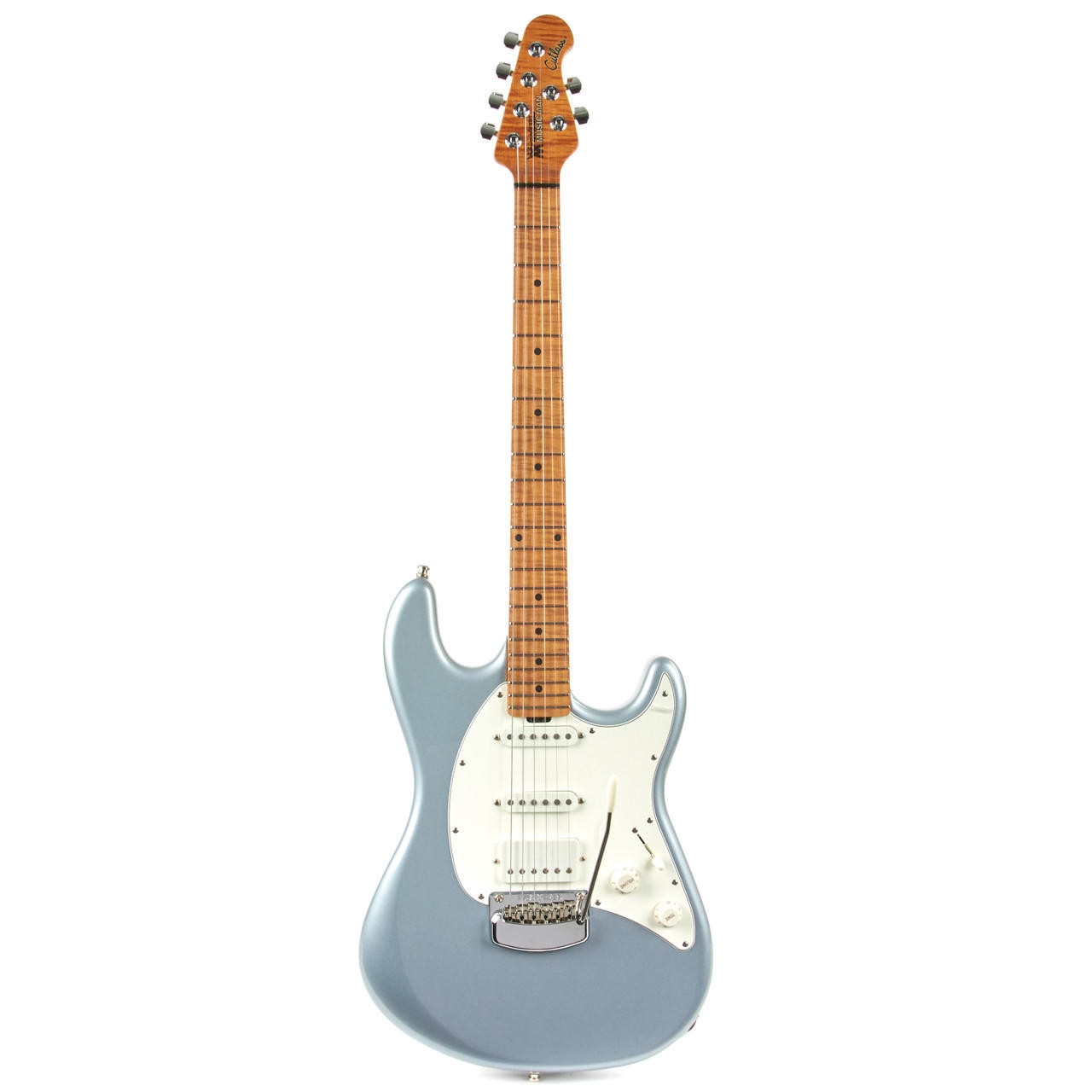 Used Ernie Ball Music Man Cutlass RS HSS Firemist Silver