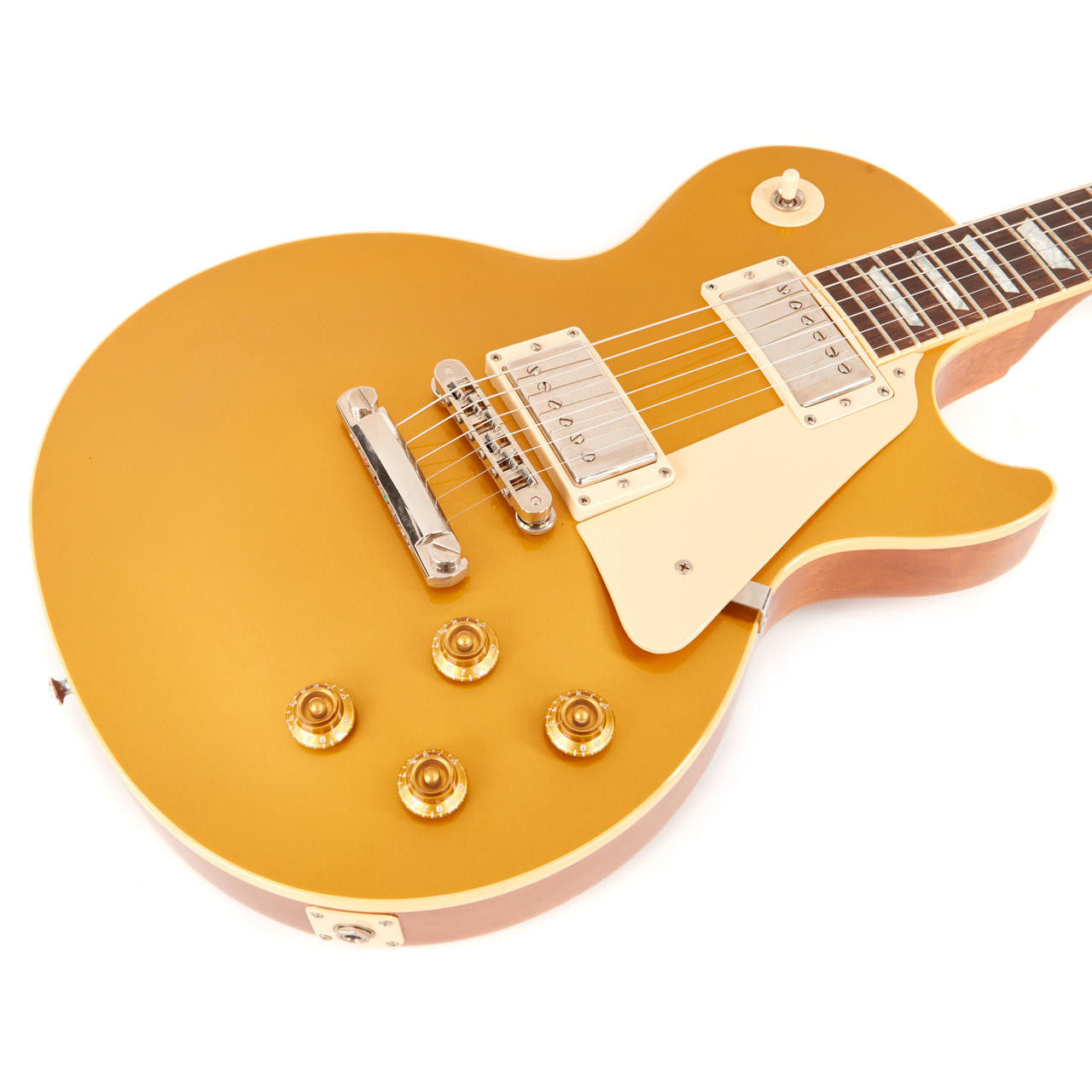 ギター Gibson Les Paul Gold Top 2004 2004 Gibson Les Paul Classic Goldtop | Guitar Chimp