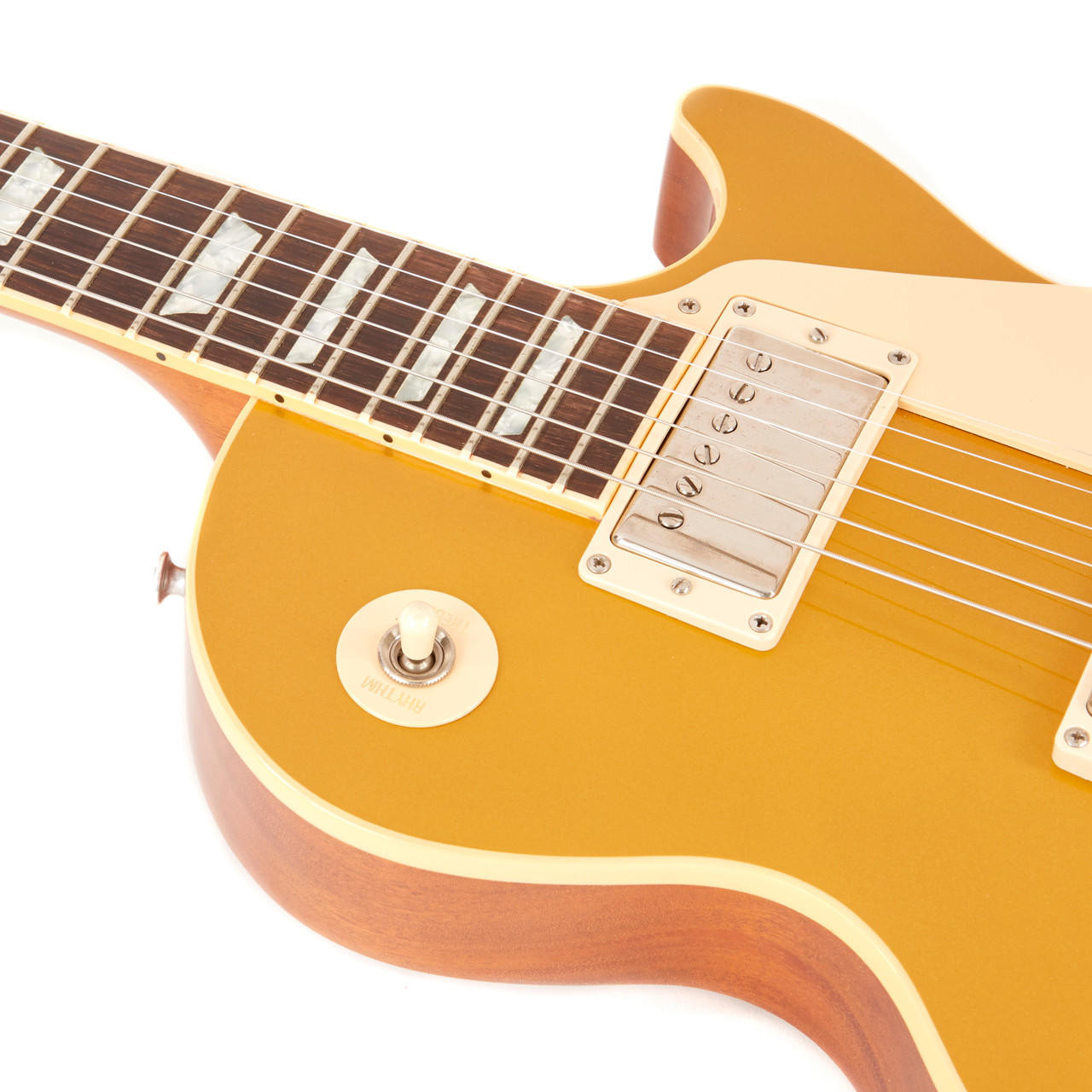 ギター Gibson Les Paul Gold Top 2004 2004 Gibson Les Paul Classic Goldtop | Guitar Chimp