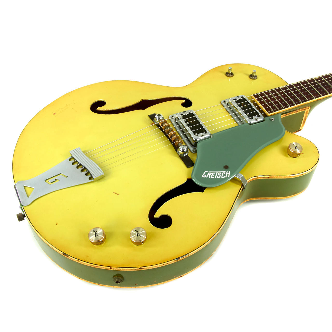 Vintage Gretsch 6118 Double Anniversary Two Tone Smoke Green 1967 