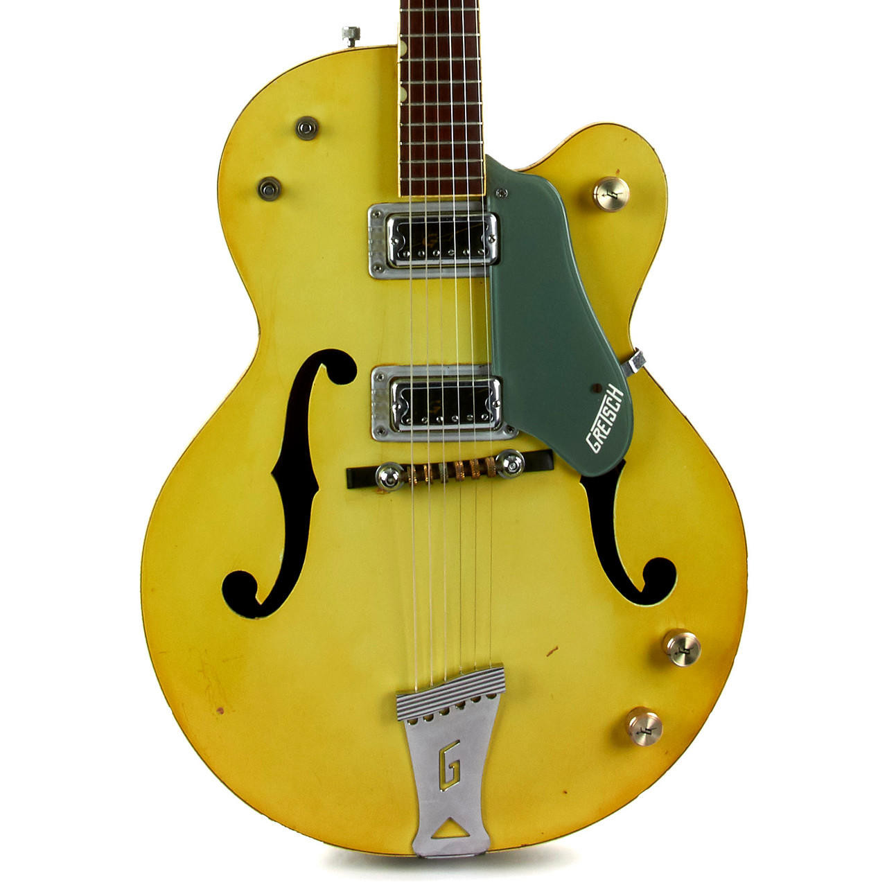 Vintage Gretsch 6118 Double Anniversary Two Tone Smoke Green 1967