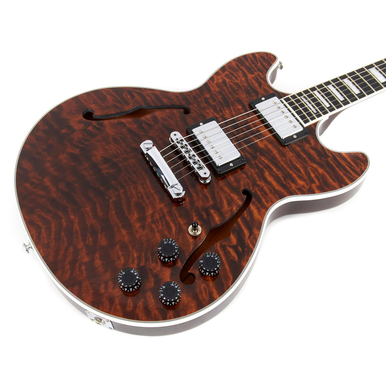 Used Gibson Midtown Deluxe Limited Run Root Beer Flame 2016