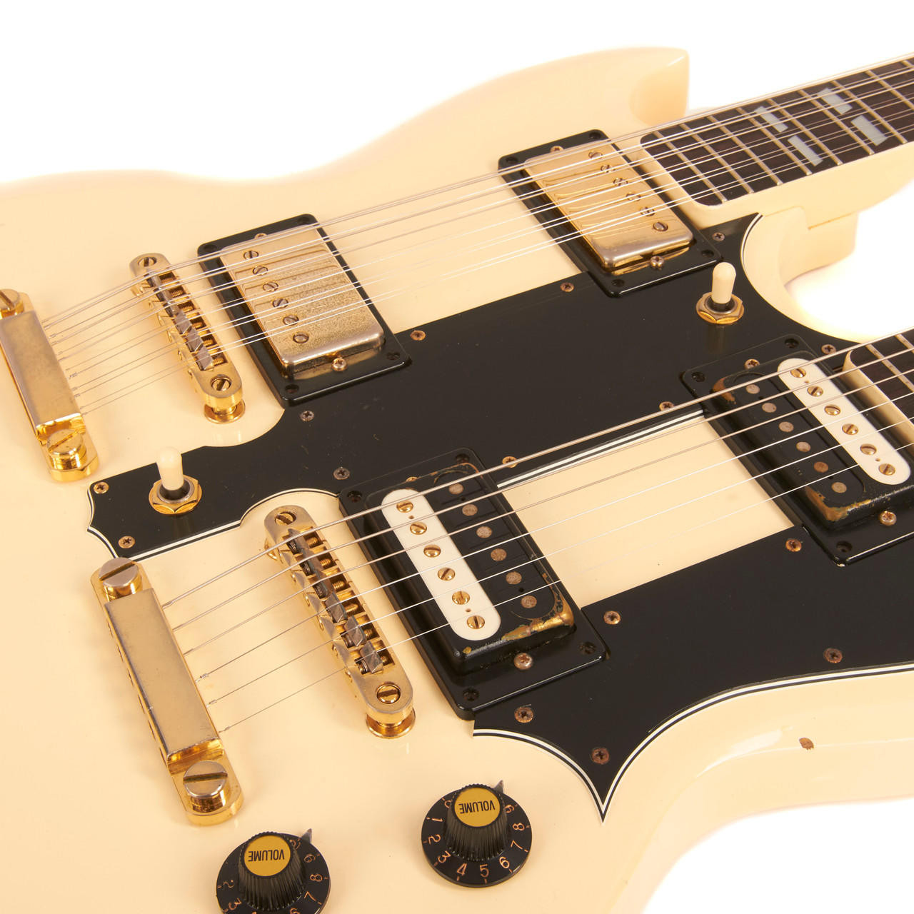 Vintage Ibanez 2402DX Double Neck White 1975 | Cream City Music