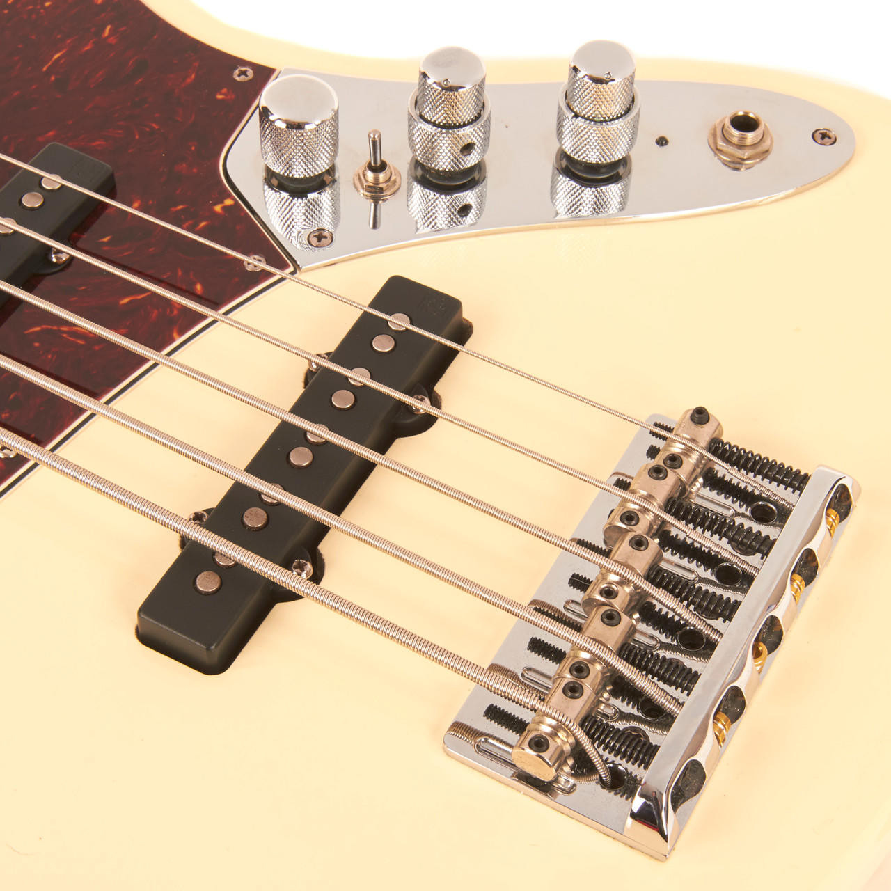 Used Fender American Standard Jazz Bass V 5-String Olympic