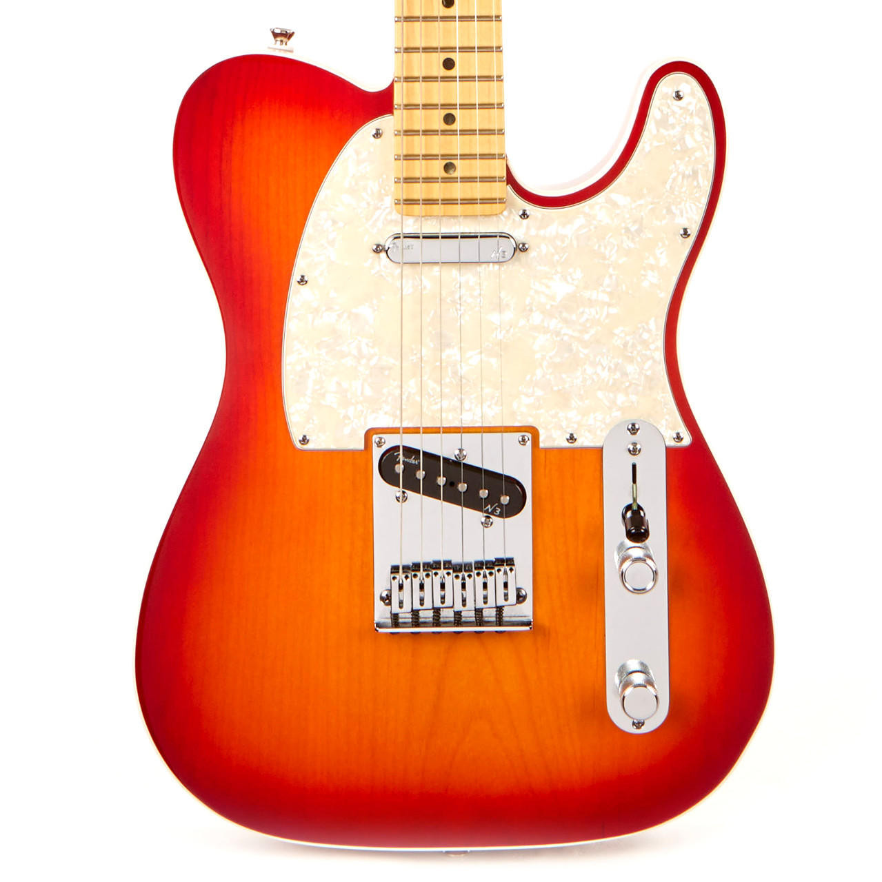 Used Fender American Deluxe Telecaster Cherry Sunburst 2014