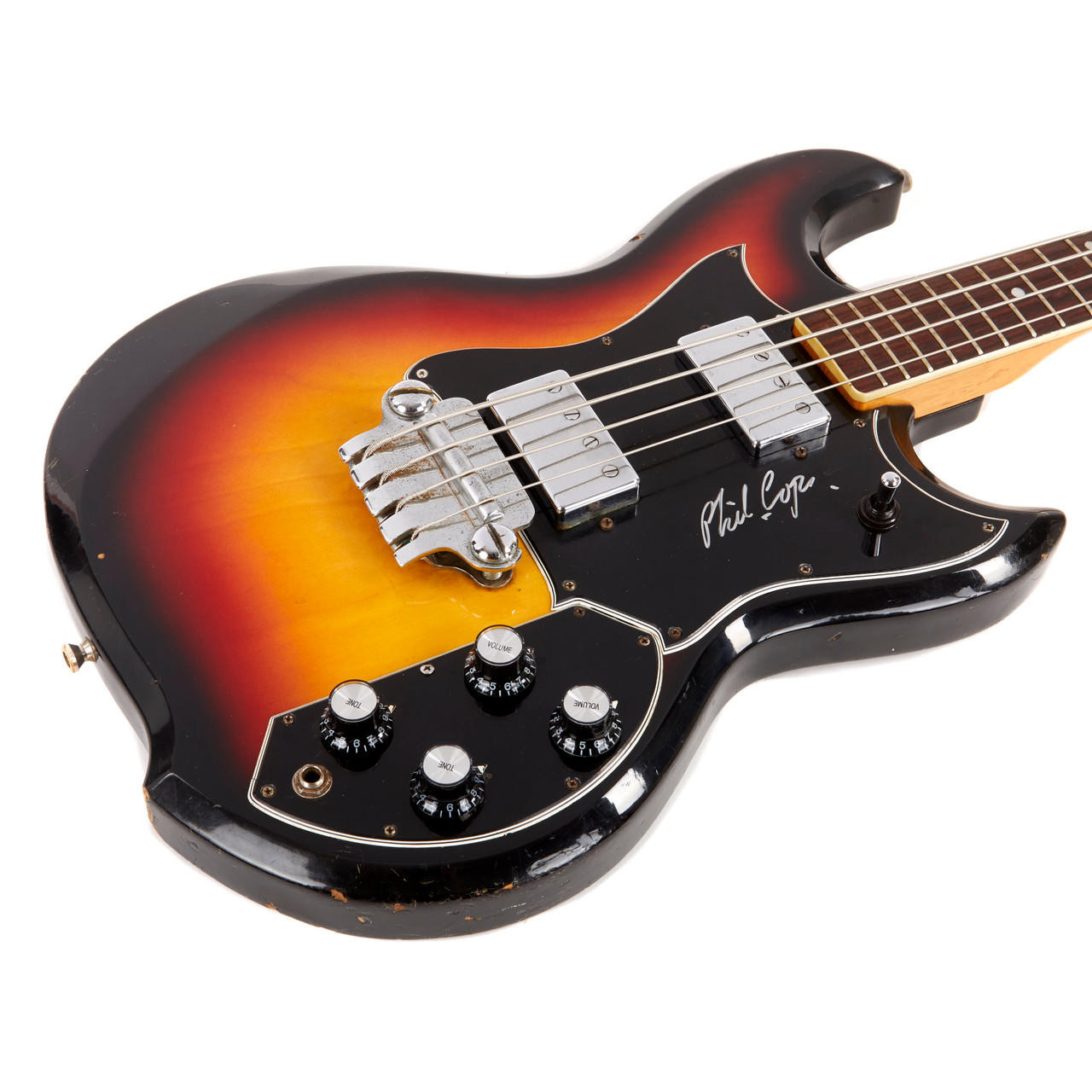 Vintage Hondo Short Scale Bass Sunburst | Cream City Music