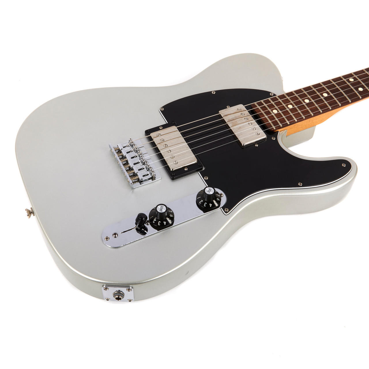 [訳有]Fender Mexico Blacktop Telecaster HH Fender Blacktop Telecaster HH - Silver, Rosewood | Sweetwater