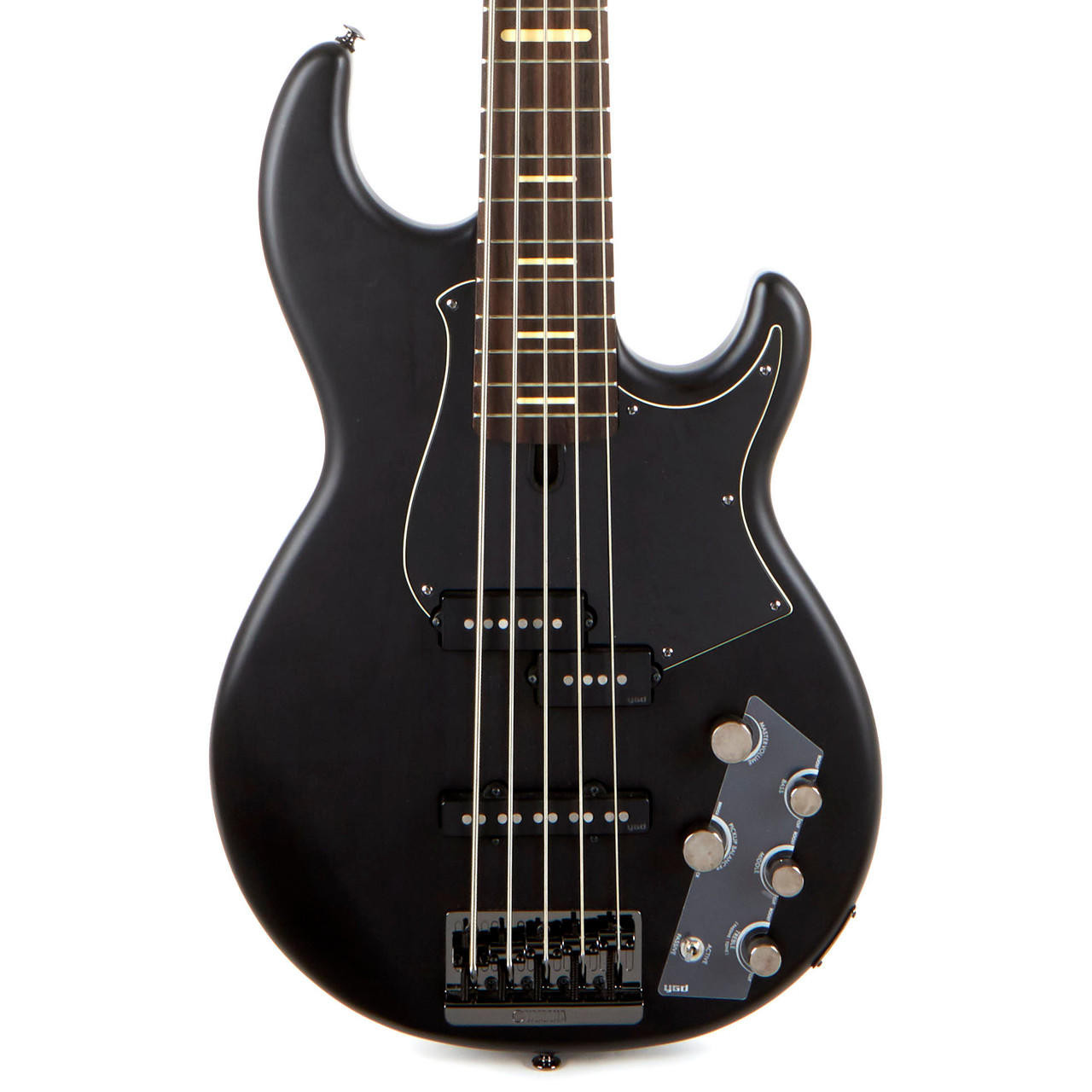 Used Yamaha BB735A 5-String Broad Bass Flat Black | Cream