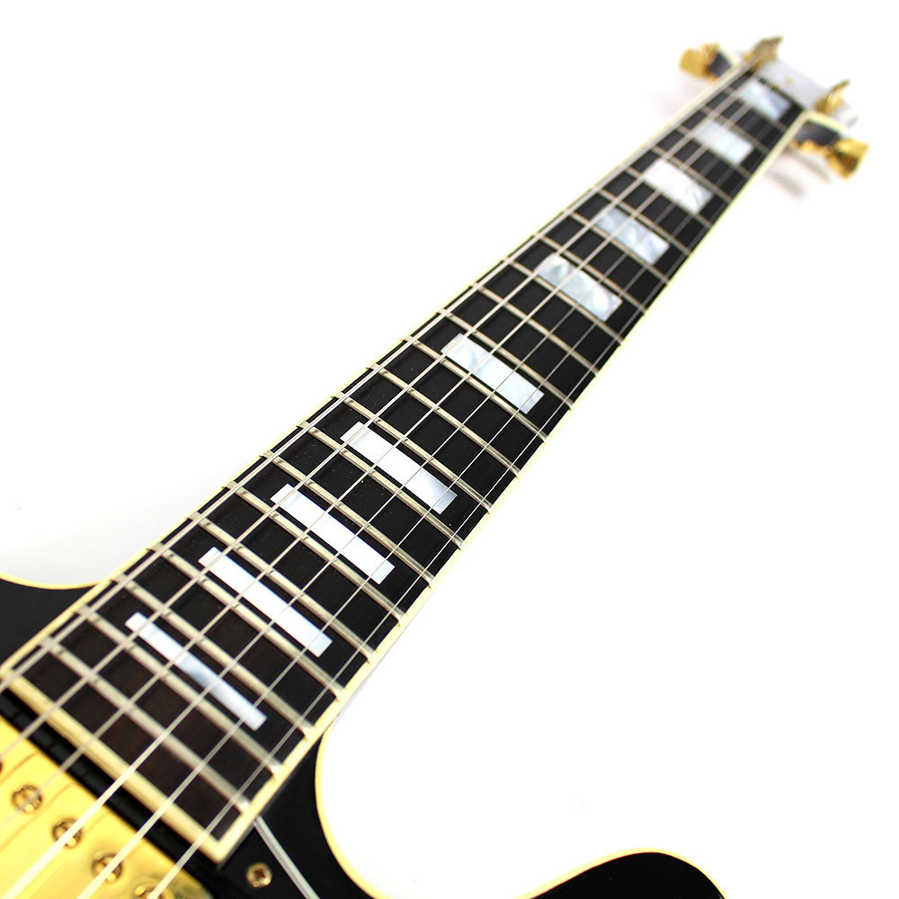 Vintage 1981 Gibson ES-347 Electric Guitar Black Finish | Cream