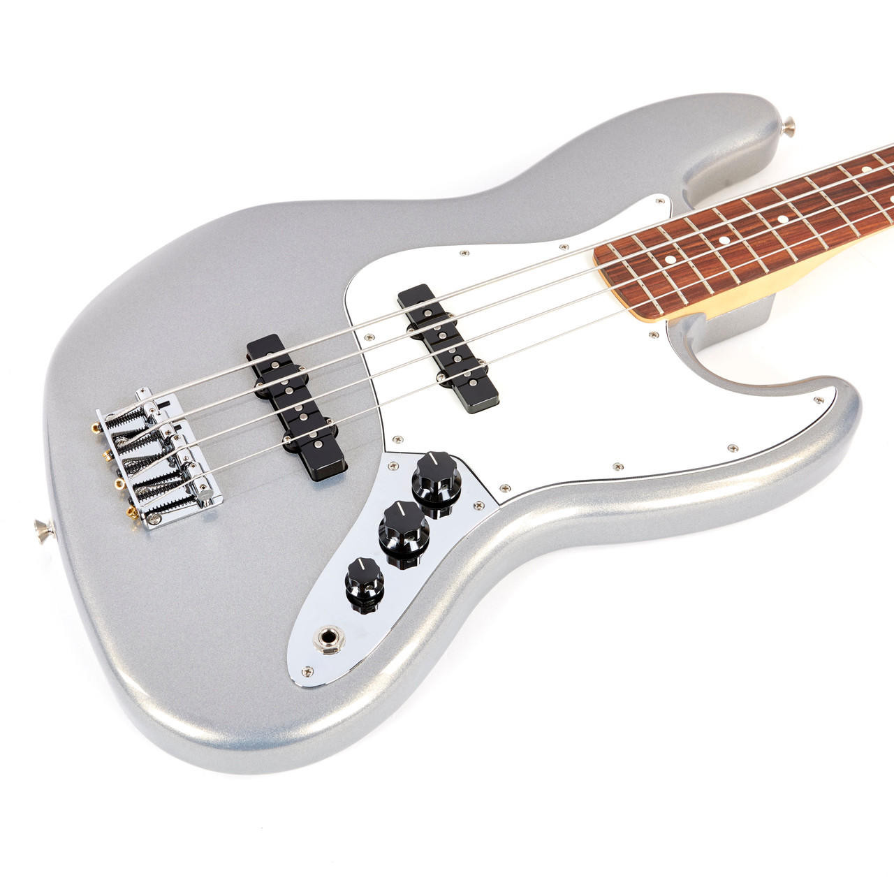 Fender Player Series Jazz Bass Pau Ferro - Silver | Cream City Music