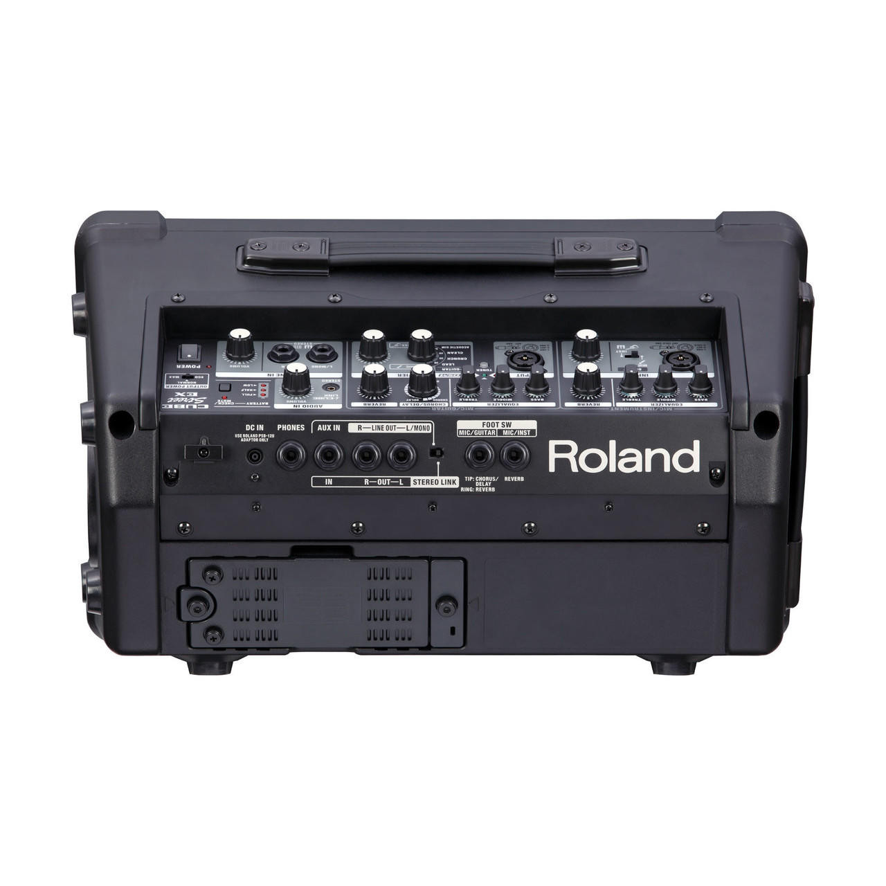 【美品】ROLAND Cube Street EX 50W ②+ 収納ケース付 Roland CUBE Street EX ステレオアンプ 50W 電池駆動 路上ライブ