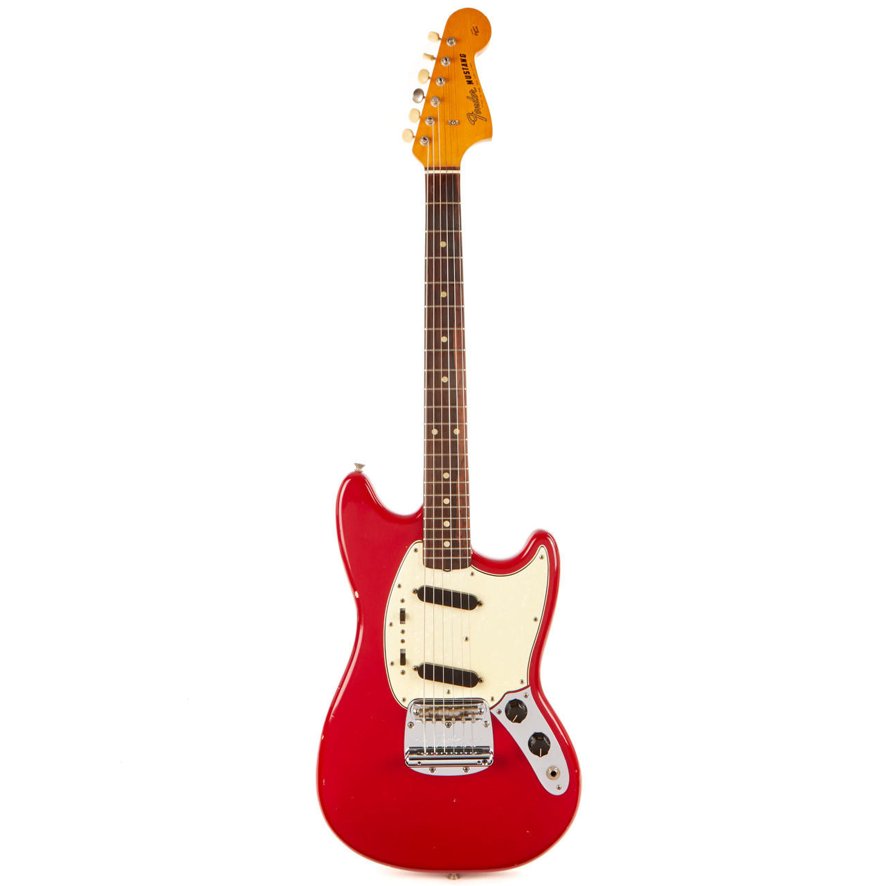 Fender Mustang エレキギター レッド Vintage Fender Mustang Red - 1965 | Cream City Music