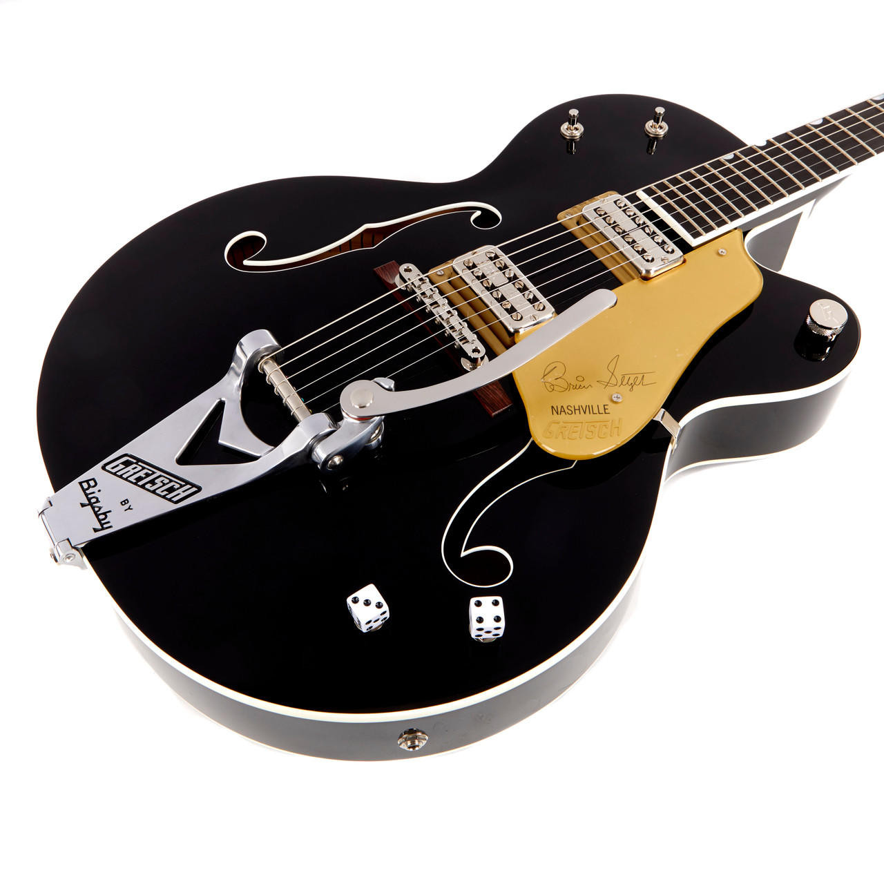 Gretsch G6120T-BSNSH Brian Setzer Signature Nashville - Black Lacquer ...