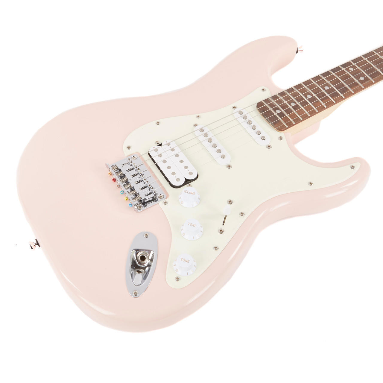 Squier Bullet Stratocaster Hard Tail HSS Laurel - Shell Pink