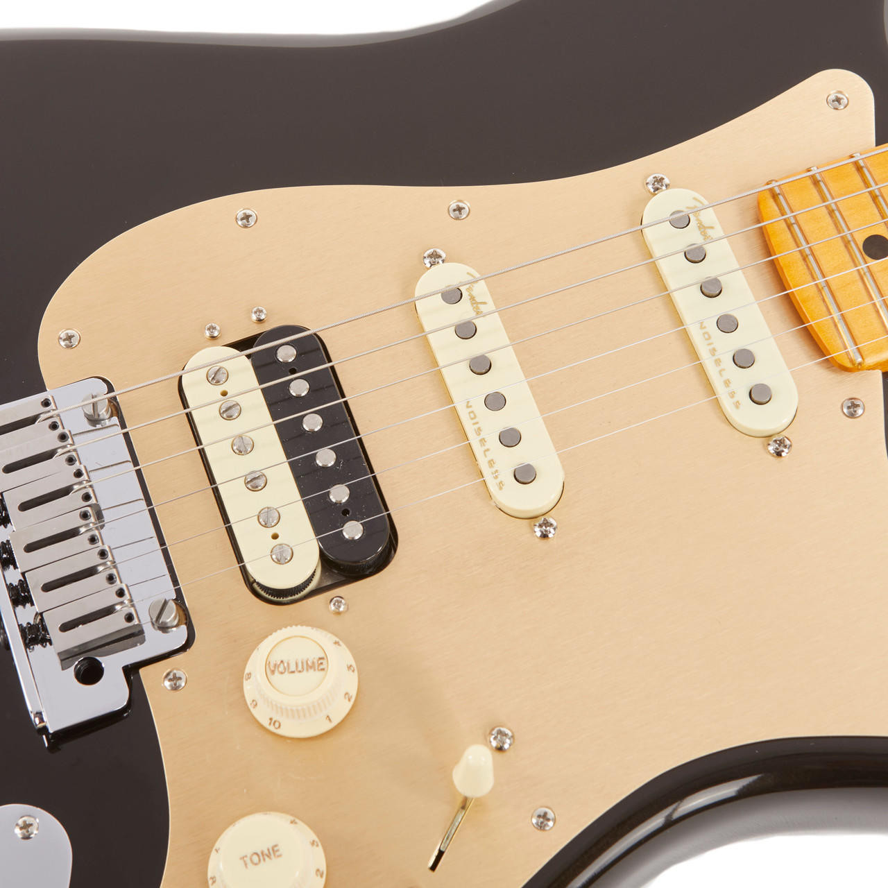 Fender American Ultra Stratocaster HSS Maple - Texas Tea | Cream