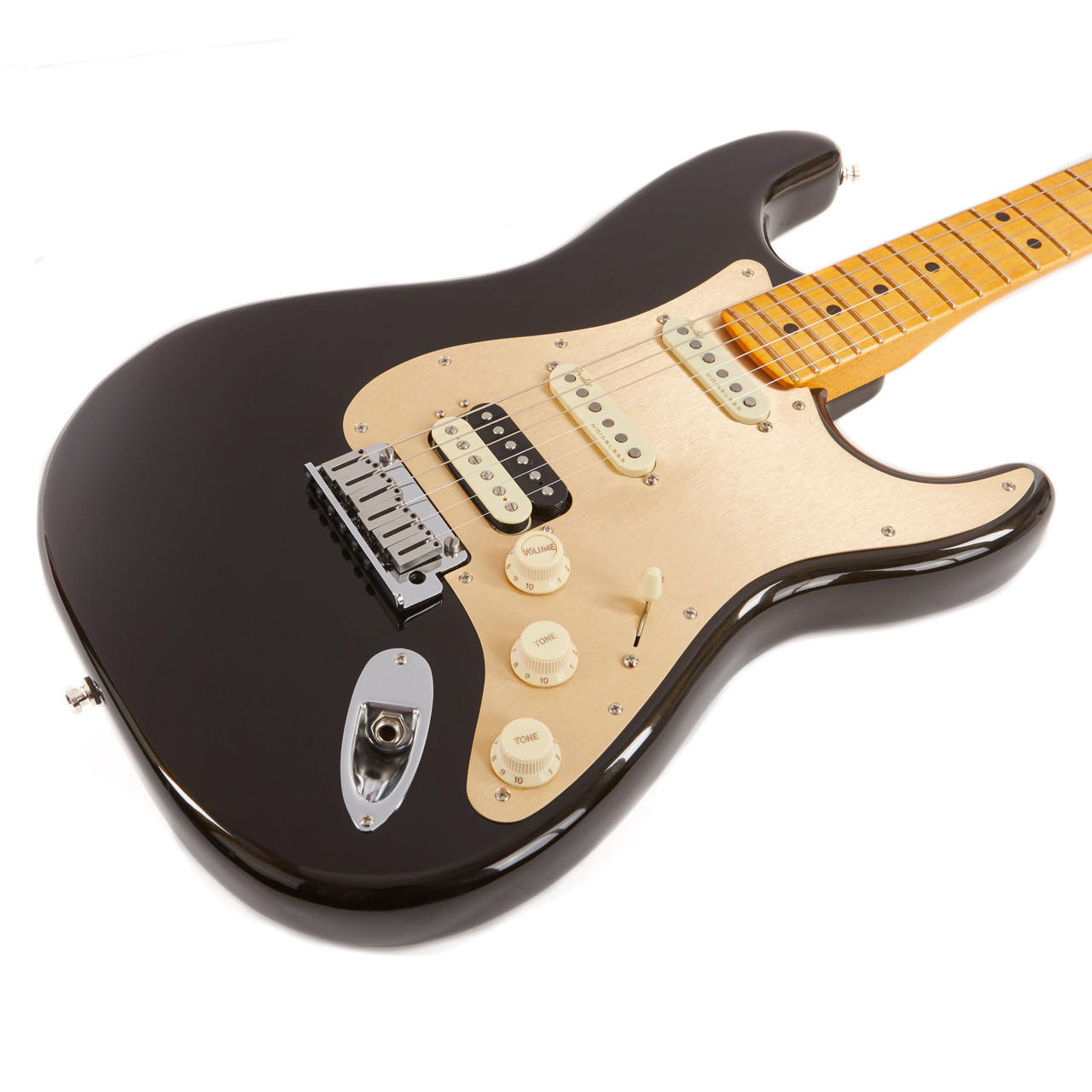 Fender American Ultra Stratocaster HSS Maple - Texas Tea | Cream