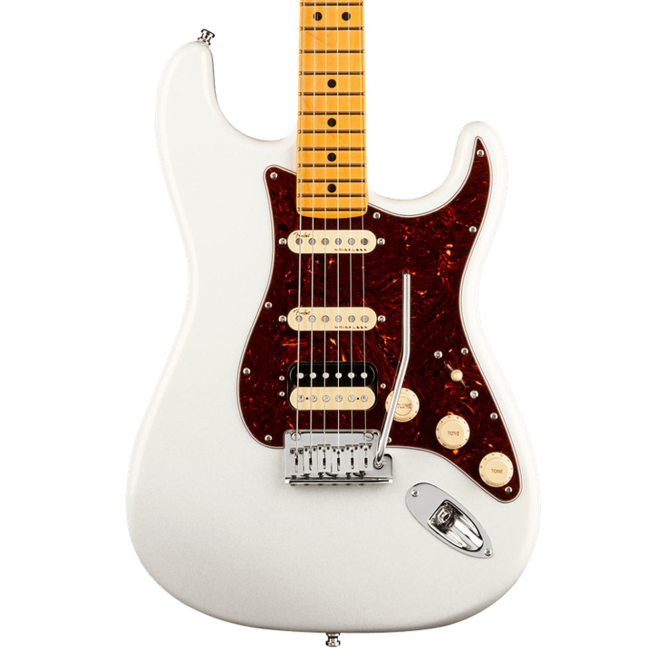 Fender American Ultra Stratocaster HSS Maple - Arctic Pearl