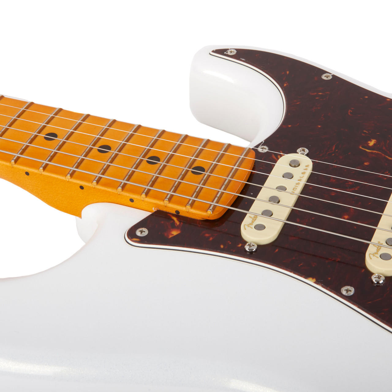 Fender American Ultra Stratocaster HSS Maple - Arctic Pearl