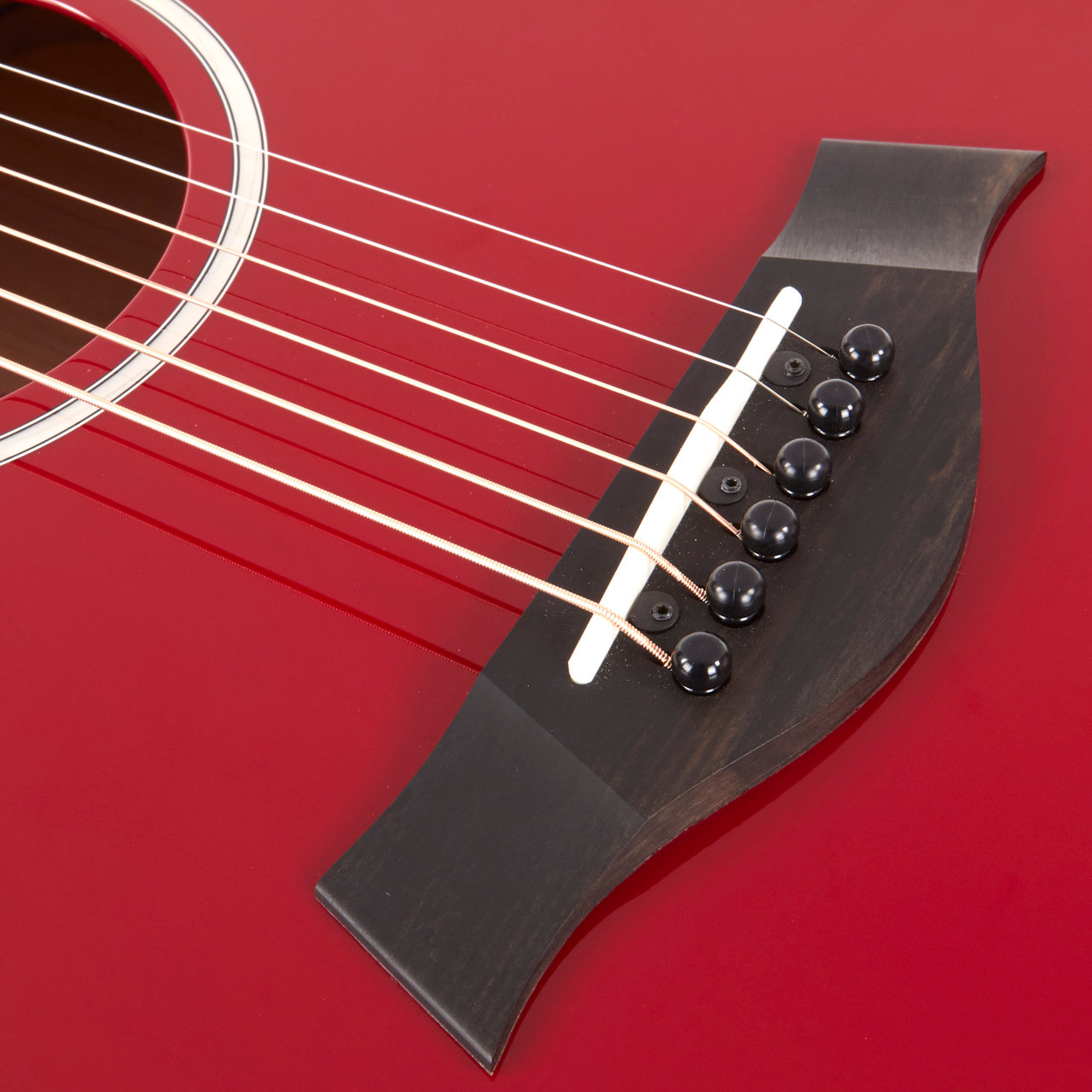 Taylor 214ce Deluxe Acoustic Electric - Red | Cream City Music