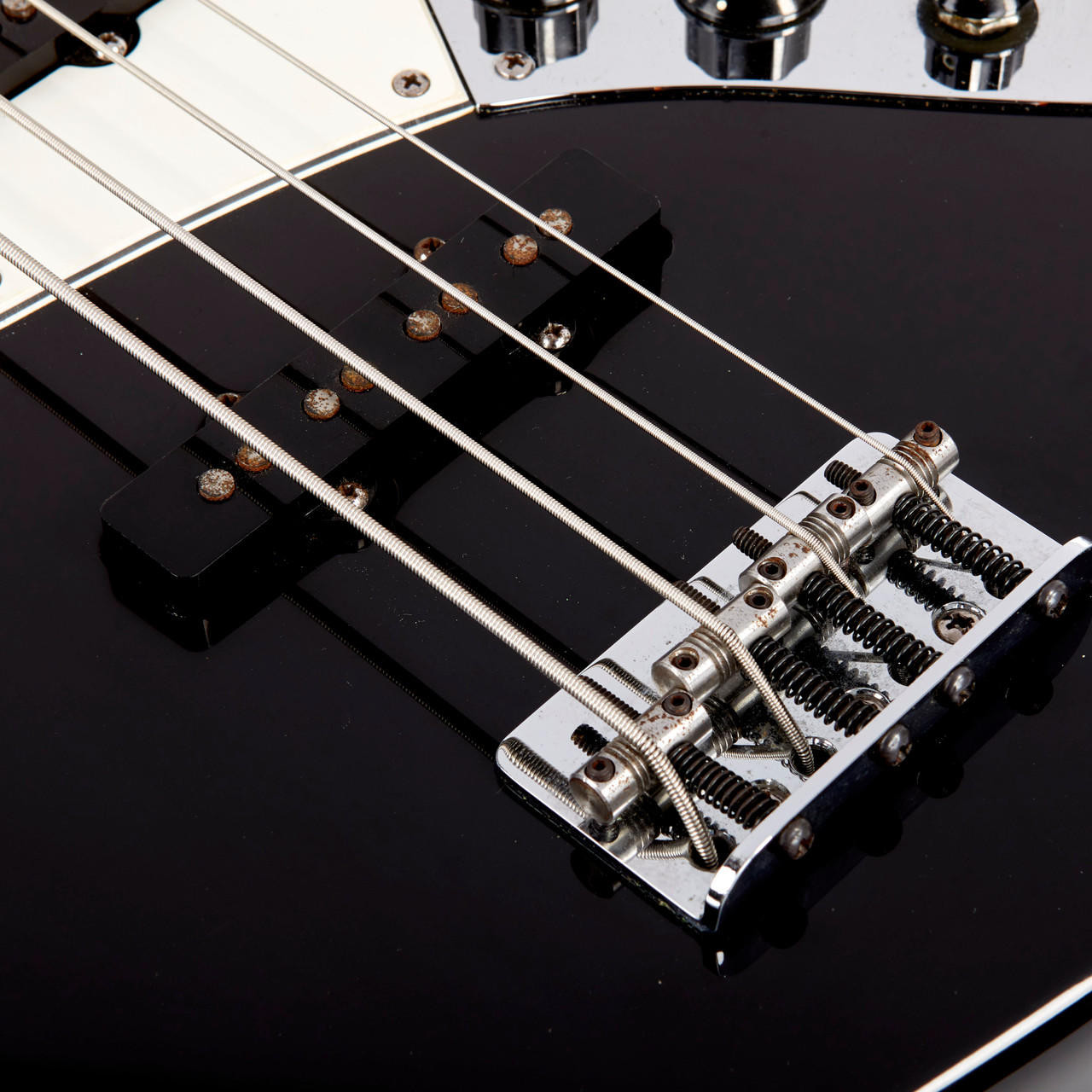 Used Fender American Standard Jazz Bass Black 1997 | Cream City Music