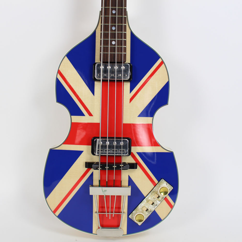 ○ Hofner Violin Bass B-BASS HI-SERIES ユニオンジャック柄 Union
