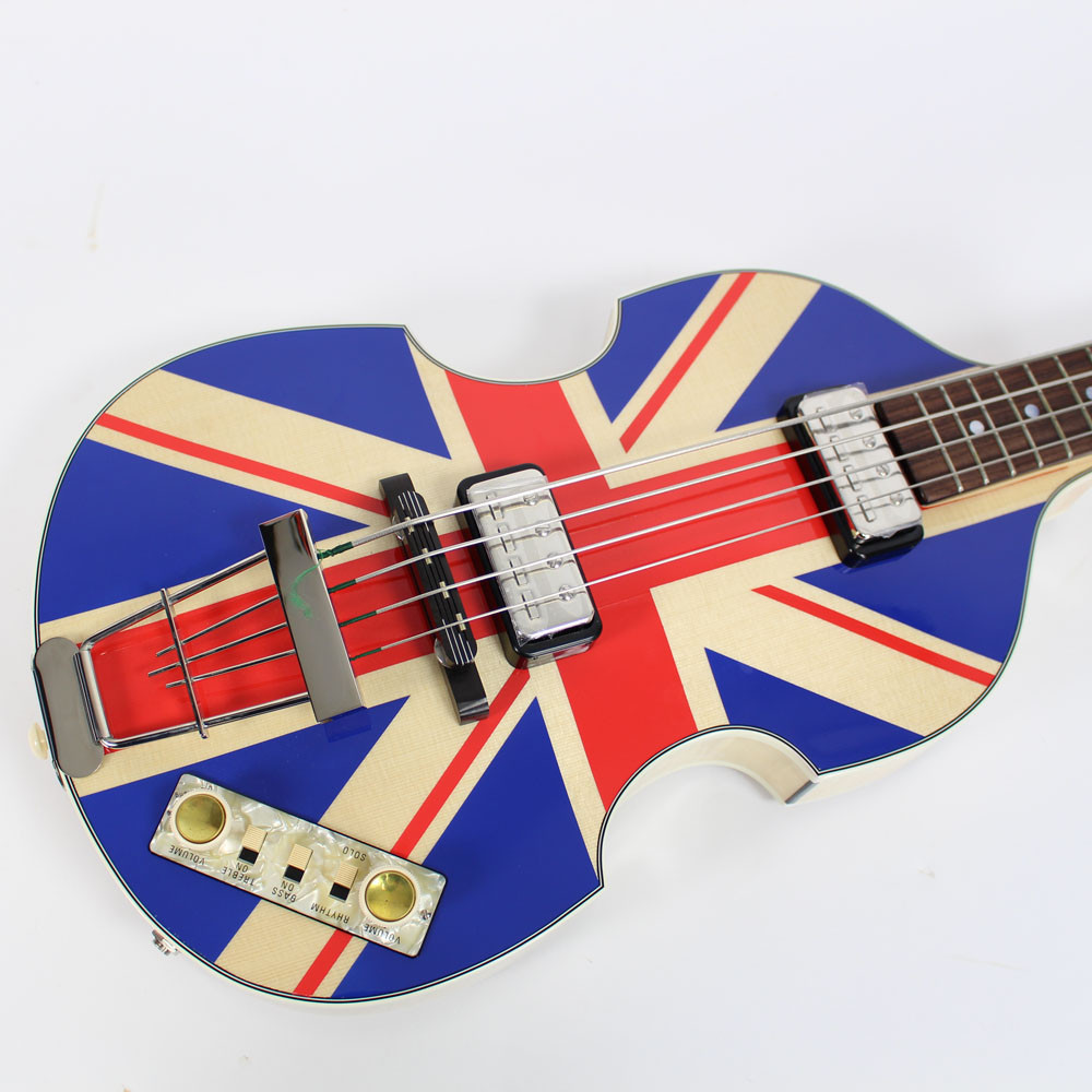 ○ Hofner Violin Bass B-BASS HI-SERIES ユニオンジャック柄 Union