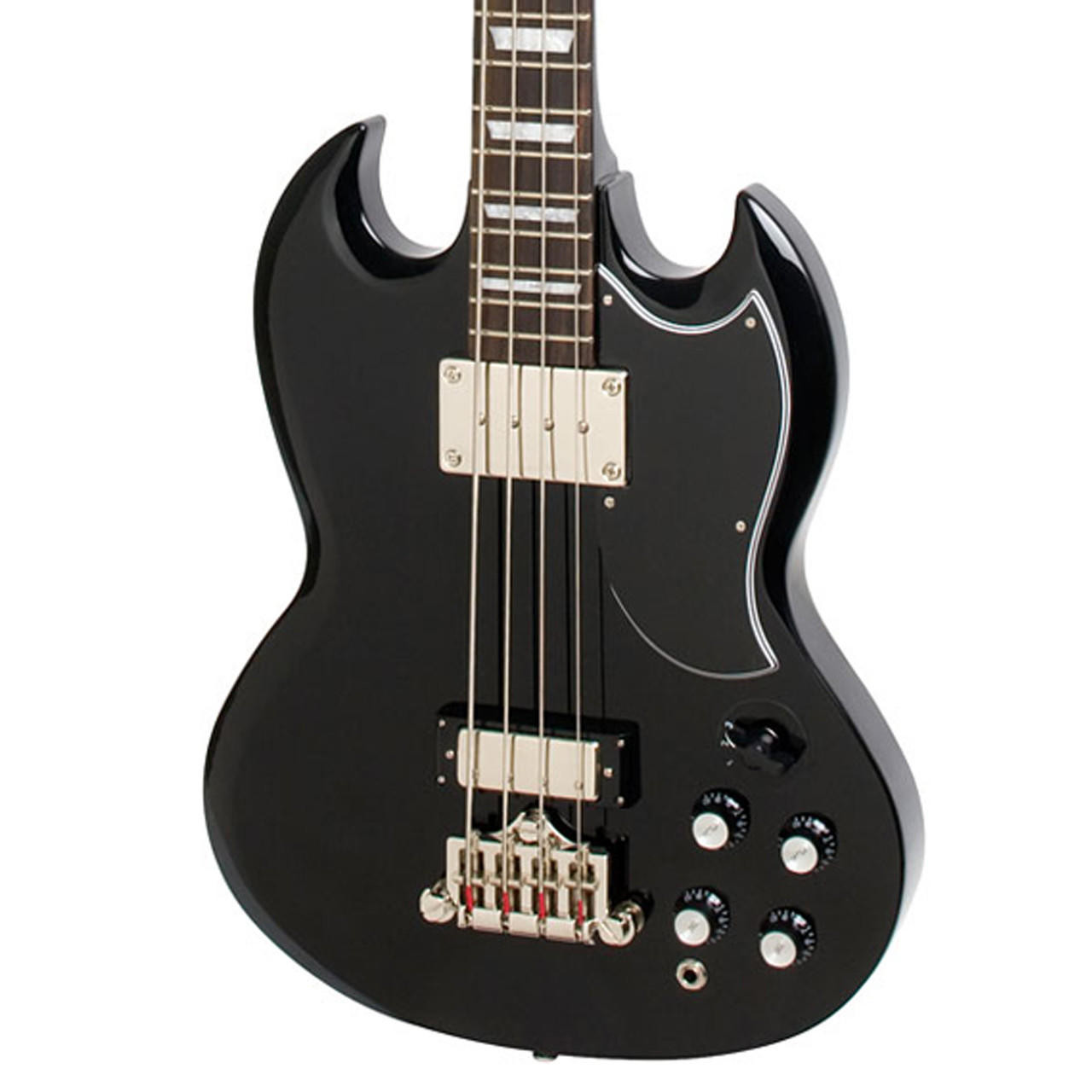 Epiphone EB-3 SG Style Bass 2 Pickup - Ebony | Cream City Music