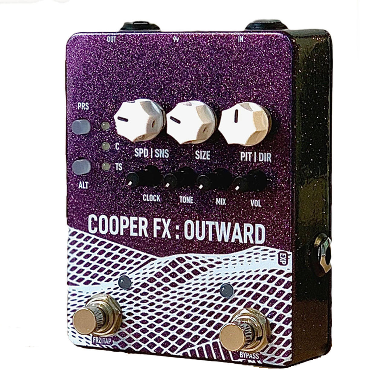 ギター Cooper FX Outward Cooper FX Outward V2 Time Stretcher Granular Delay Pedal | Cream