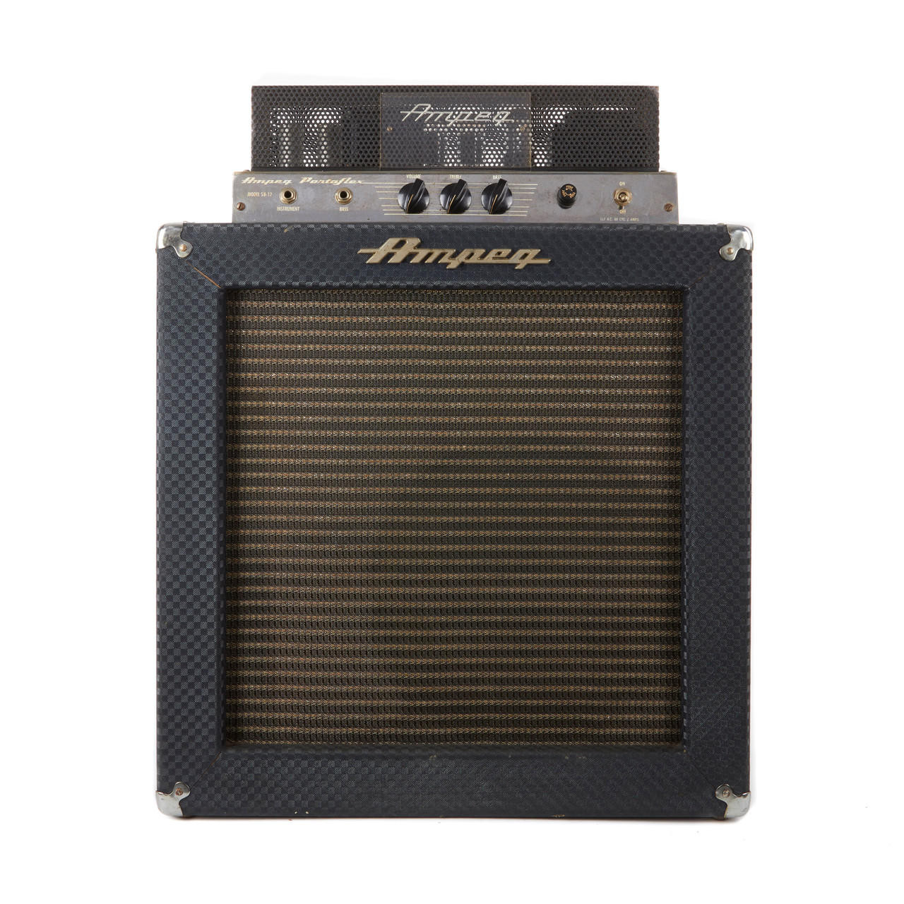 【1970年代】Ampeg Portaflex fliptop Vintage Ampeg SB-12 Portaflex 25W 1x12 Tube Fliptop Amp - 1966