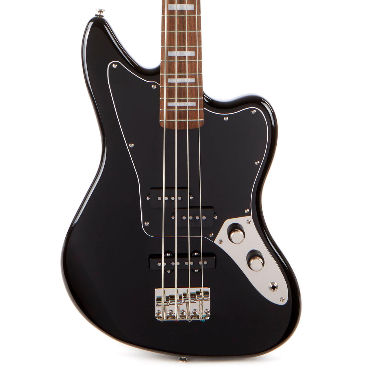 Squier Classic Vibe Jaguar Bass Laurel - Black | Cream City