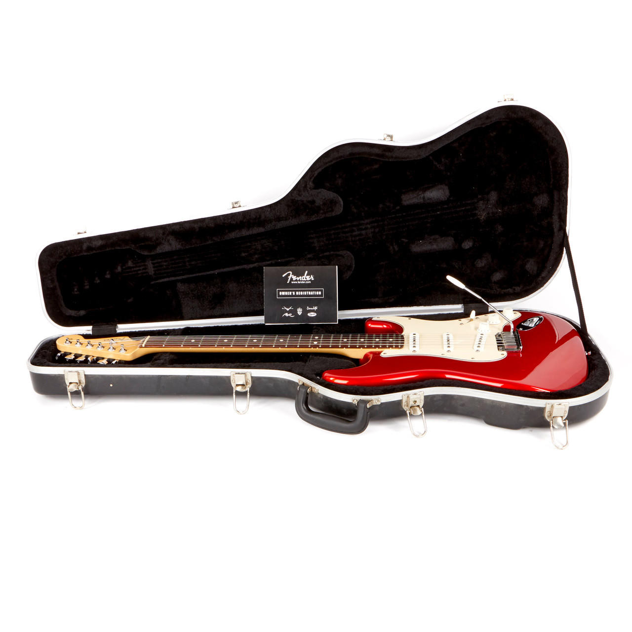 Used Fender American Series Stratocaster Chrome Red 2003