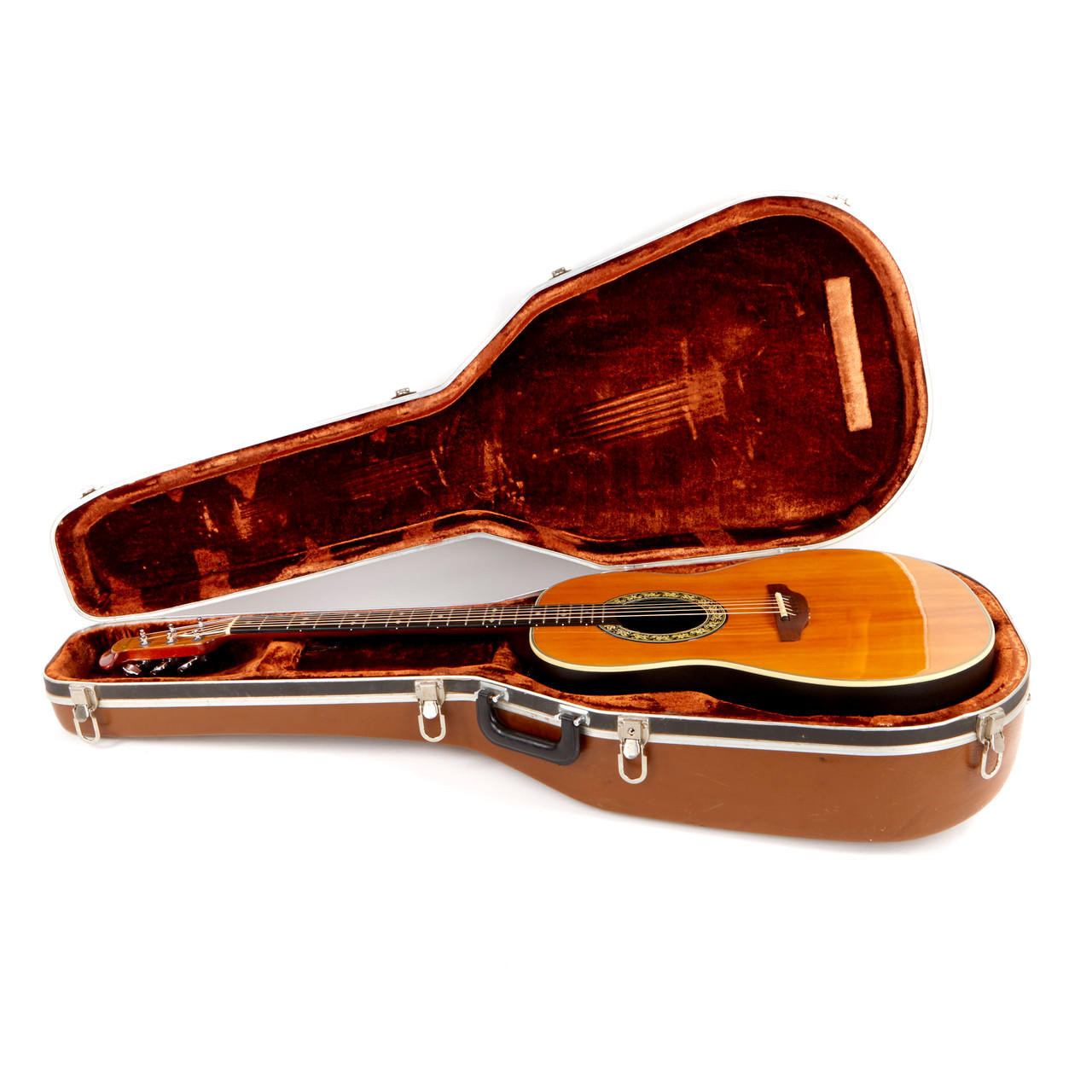 Vintage Ovation Balladeer 1612-4 Dreadnought Natural 1978 | Cream