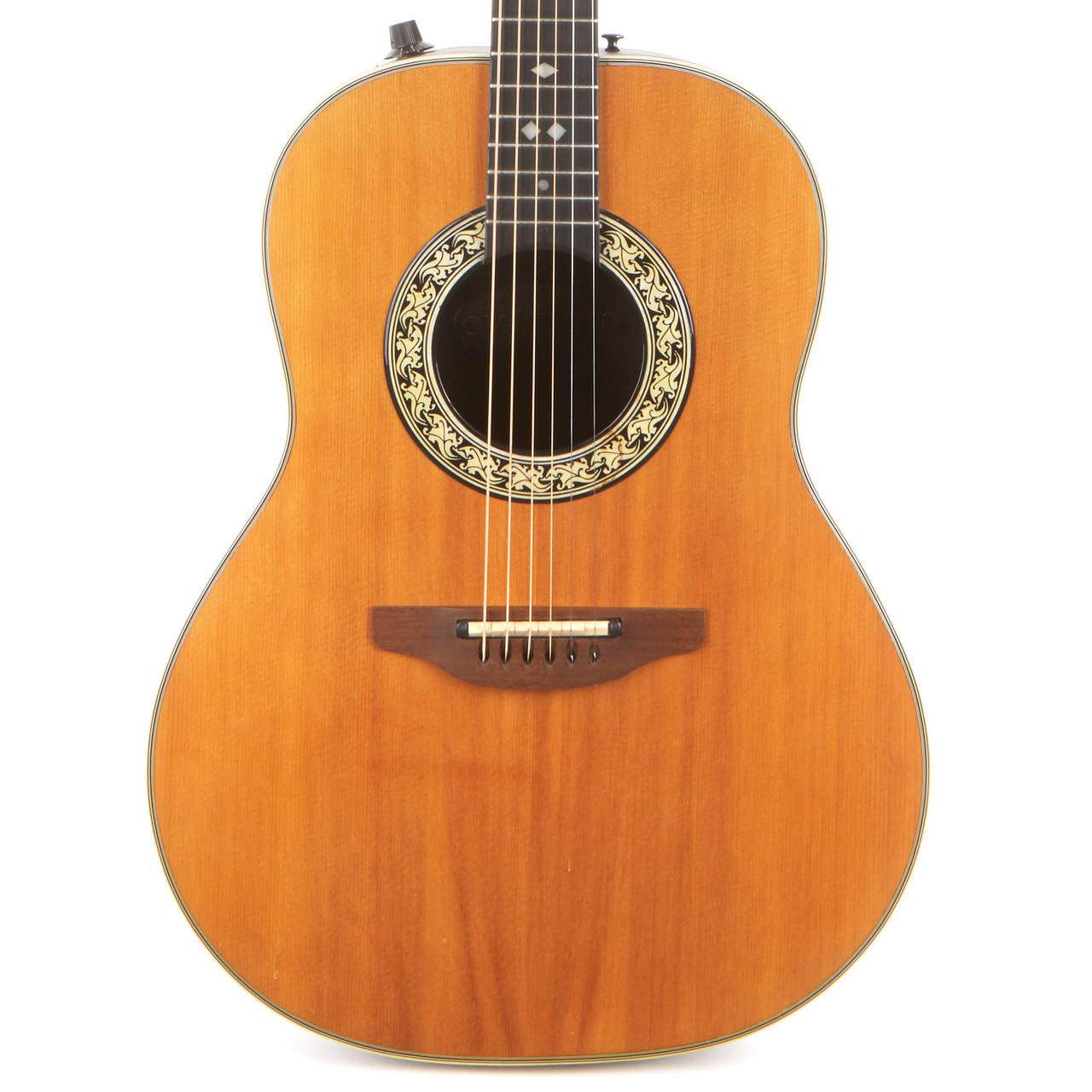 ポ*3様 Ovation Balladeer Model No. 1611？ Vintage Ovation Balladeer 1612-4 Dreadnought Natural 1978 | Cream