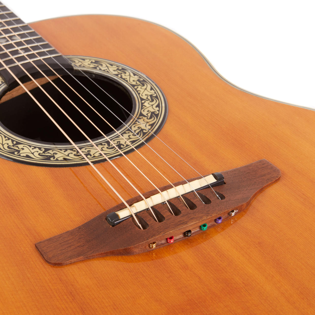 Vintage Ovation Balladeer 1612-4 Dreadnought Natural 1978 | Cream