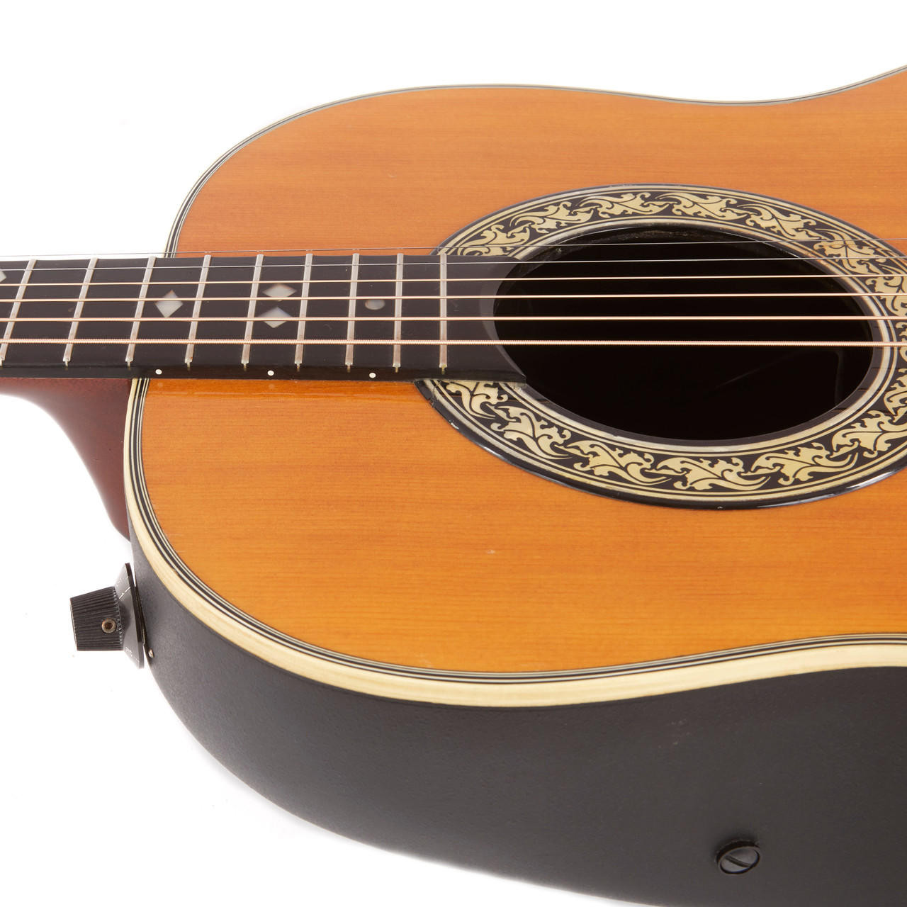 Vintage Ovation Balladeer 1612-4 Dreadnought Natural 1978 | Cream