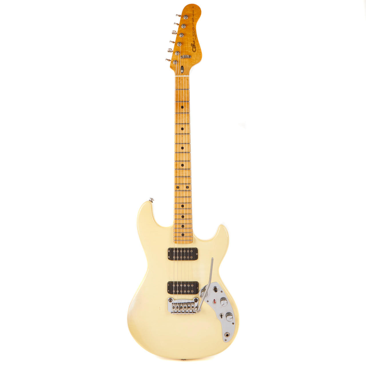 Vintage Gu0026L F-100 Series II White 1981 | Cream City Music