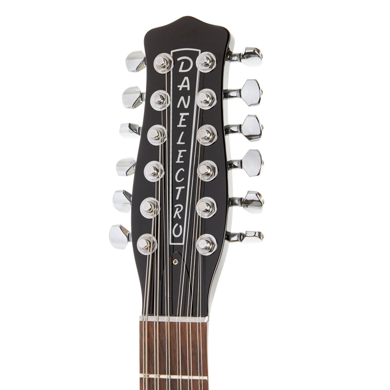 Used Danelectro DC-12 12-String Electric Guitar Black 2004 | Cream