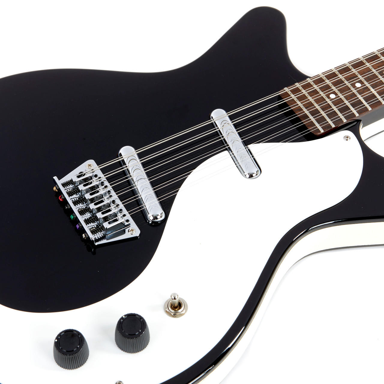 Used Danelectro DC-12 12-String Electric Guitar Black 2004