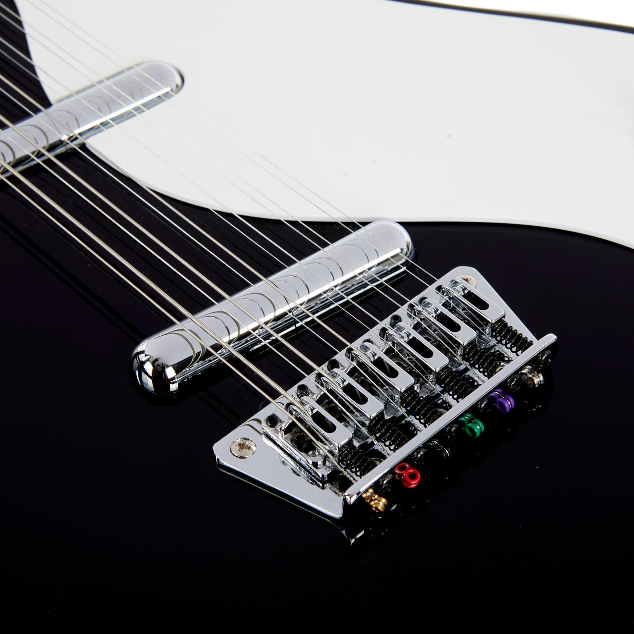 Used Danelectro DC-12 12-String Electric Guitar Black 2004 | Cream