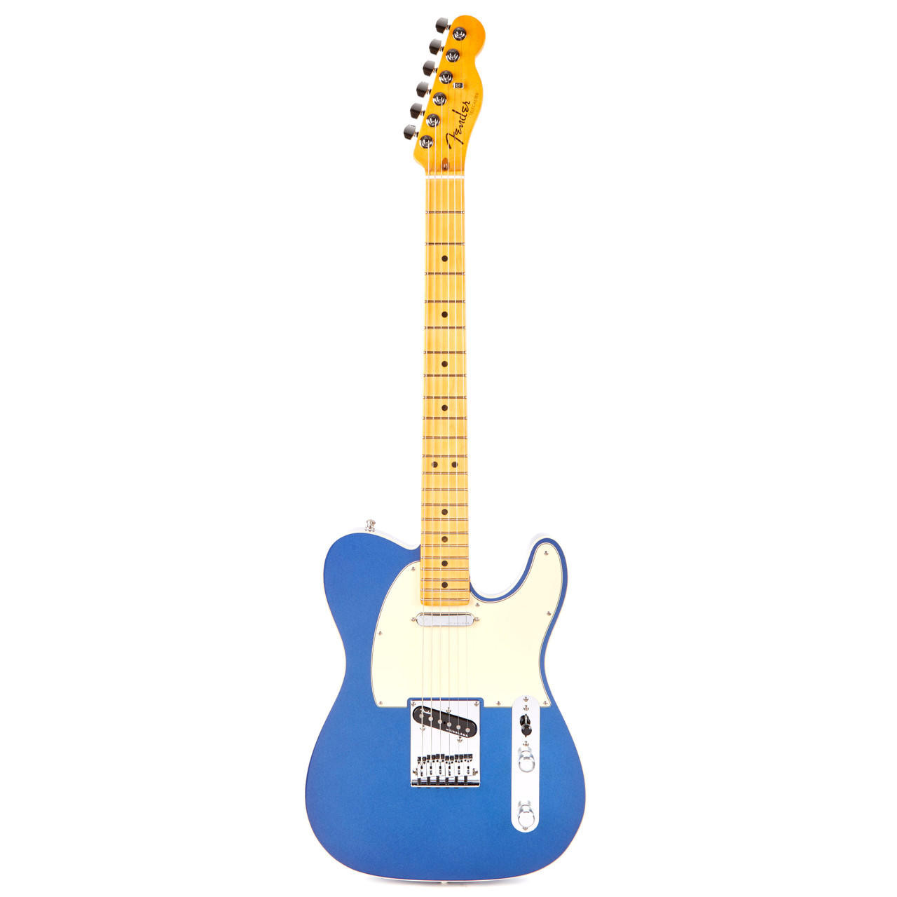 Fender American Ultra Telecaster Maple - Cobra Blue | Cream City Music