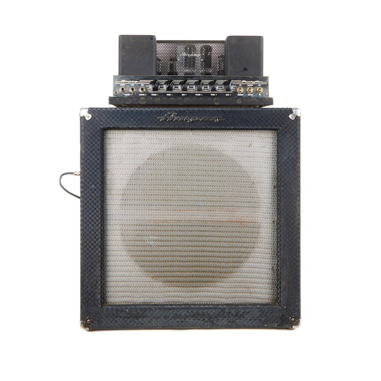 Vintage Ampeg B-15N Portaflex 25W 1x15 Bass Fliptop Amp - 1966