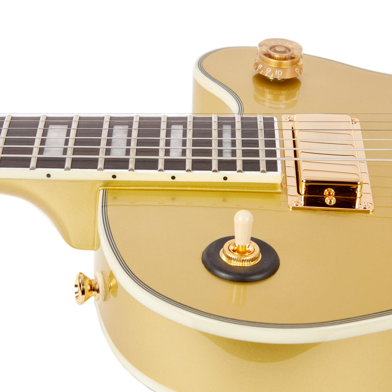 Epiphone Uptown Kat ES Semi-Hollow - Topaz Gold Metallic | Cream