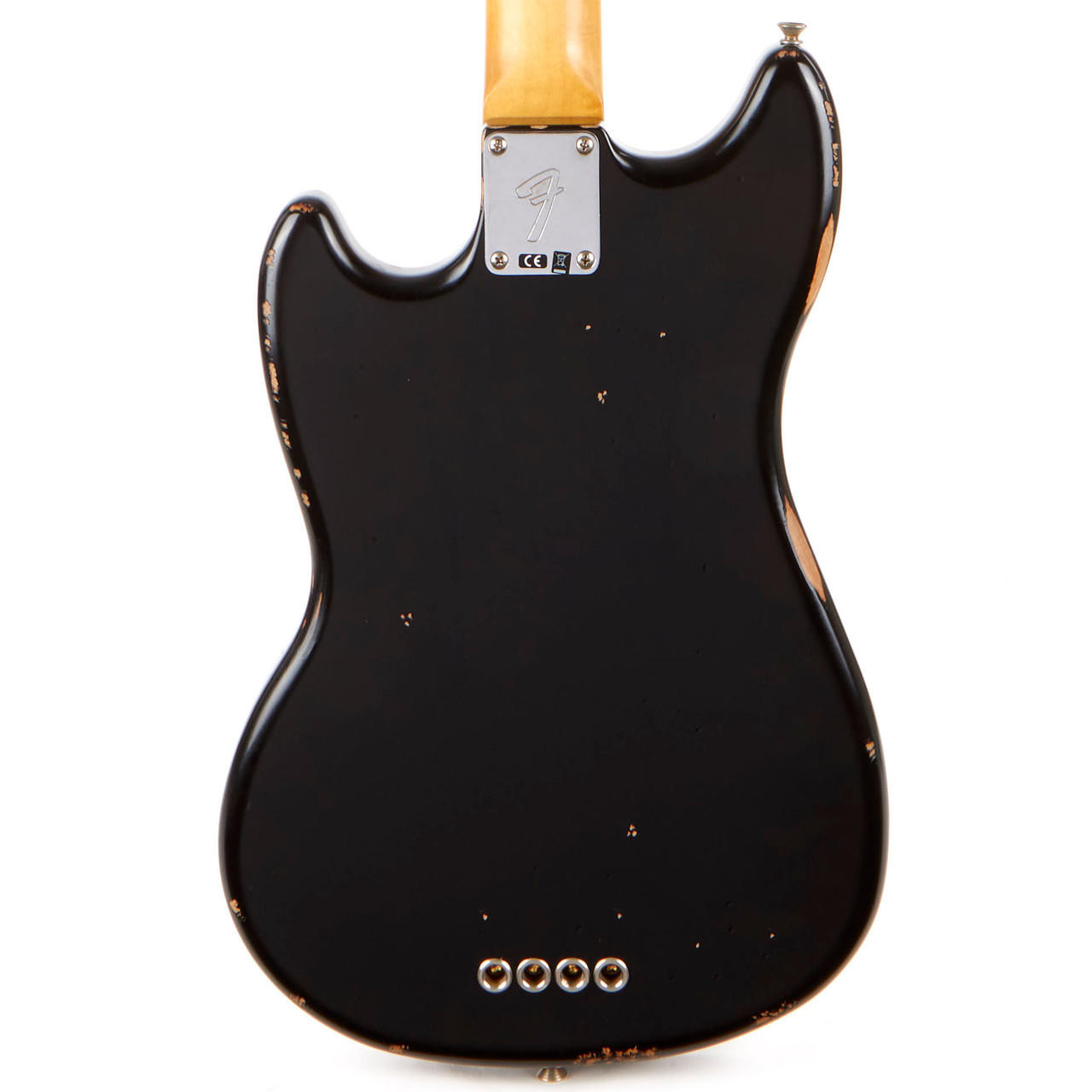 Fender Justin Meldal-Johnsen Road Worn Mustang Bass - Black