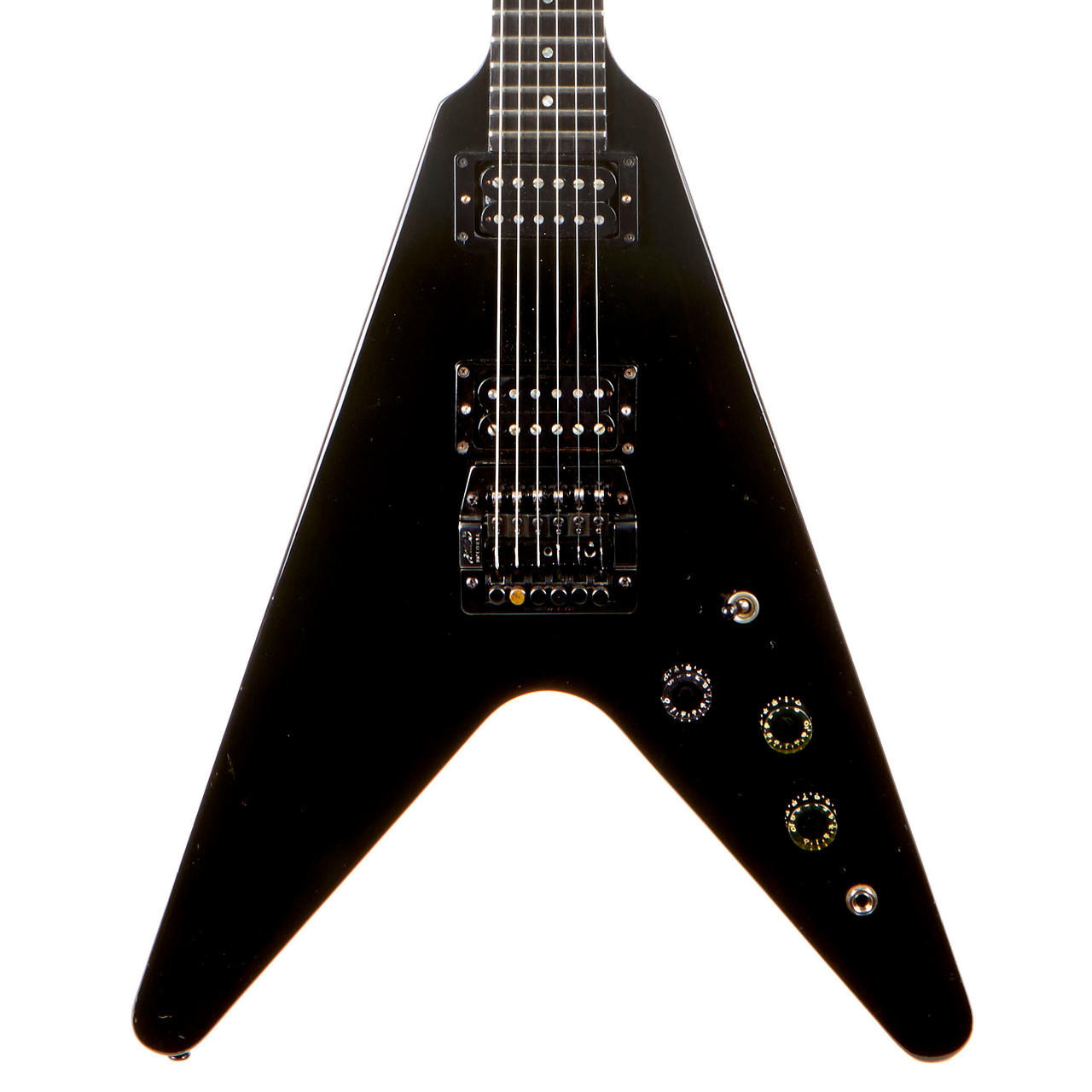 フライングV ブラック Used Vintage Gibson Flying V Factory Kahler Ebony 1985 | Cream