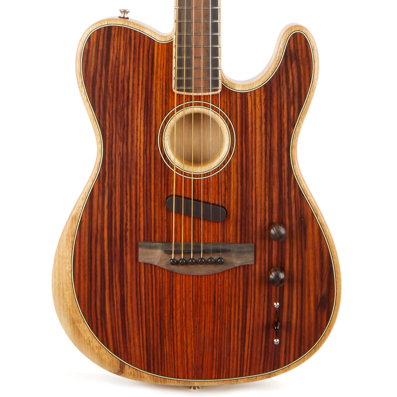 ギター Fender American Acoustasonic Cocobolo Fender Exotic Acoustasonic Stratocaster Cocobolo | Alamo