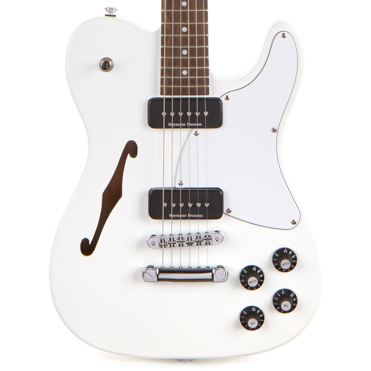 Fender Jim Adkins JA-90 Telecaster Thinline Laurel - White | Cream