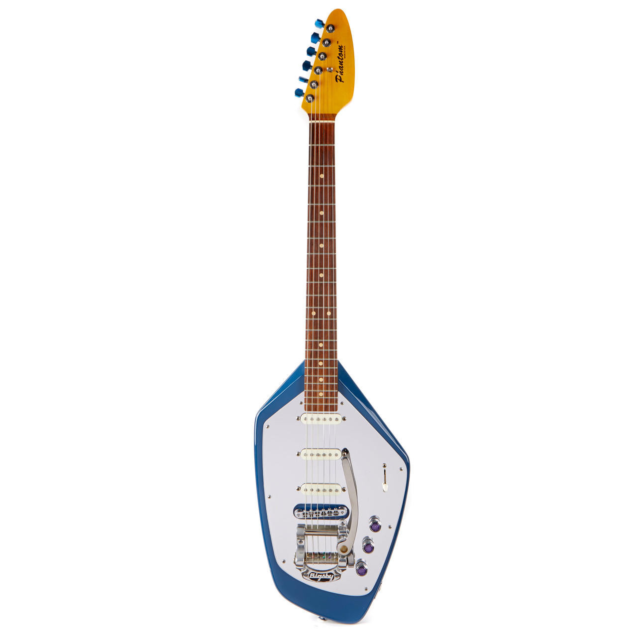 Used USA Phantom Electric Guitar Blue | Cream City Music